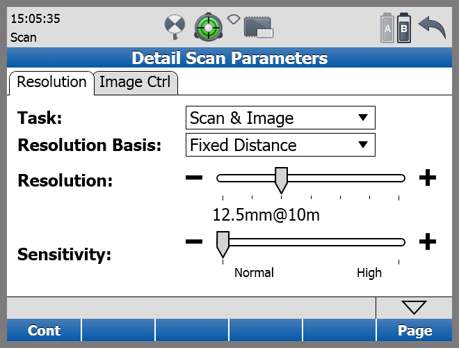 Imaging now available for Detail Scan function